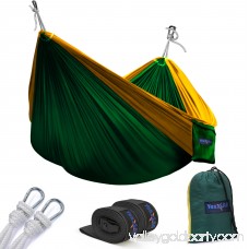 Yes4All Ultralight Portable Parachute Nylon Double Hammock With Tree Straps - Carry Bag Included 564819680